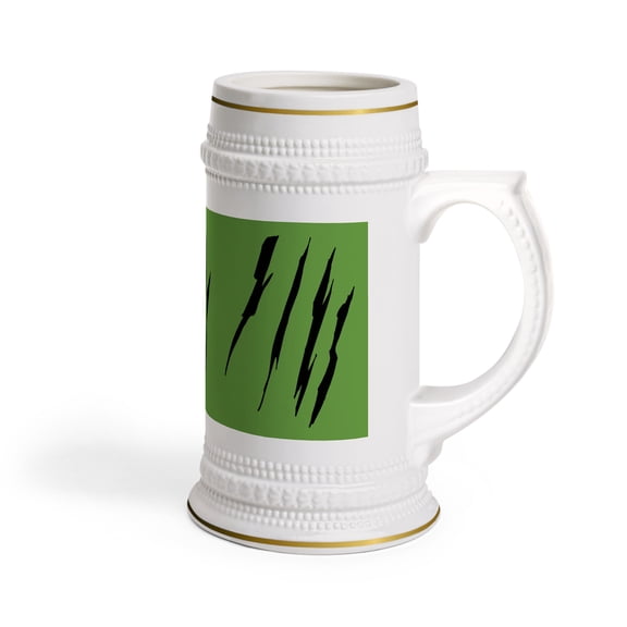 Effete Feline Claw Marks Scratch Beer Stein Mug