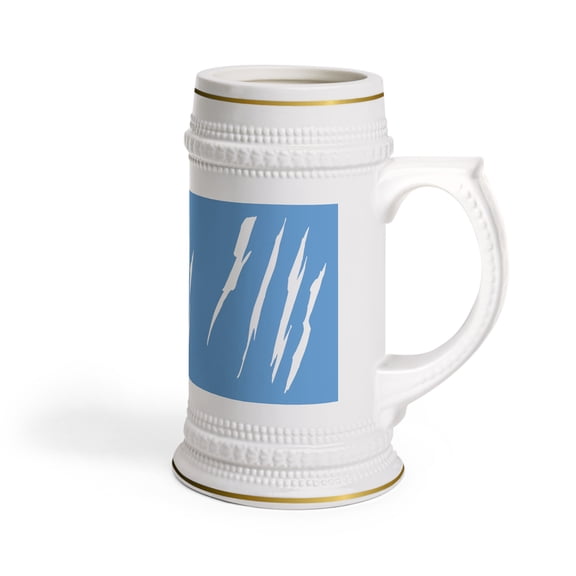 Effete Feline Claw Marks Scratch Beer Stein Mug