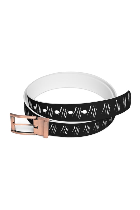 Effete Feline Claw Marks Scratch Belt w/ Buckle