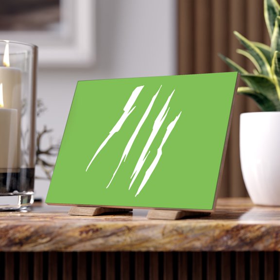 Effete Feline Claw Marks Scratch Ceramic Tile