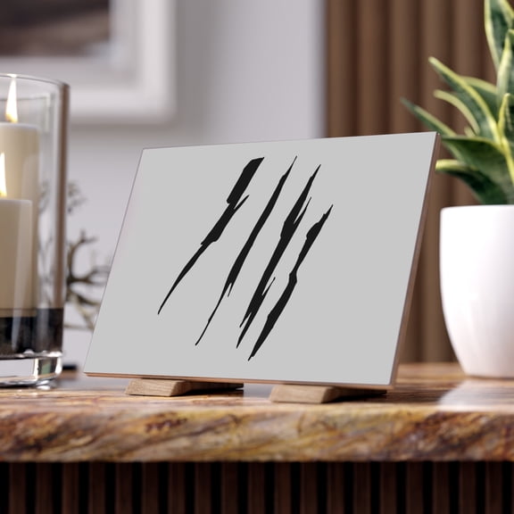 Effete Feline Claw Marks Scratch Ceramic Tile