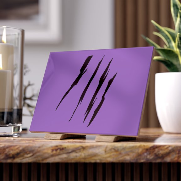 Effete Feline Claw Marks Scratch Ceramic Tile