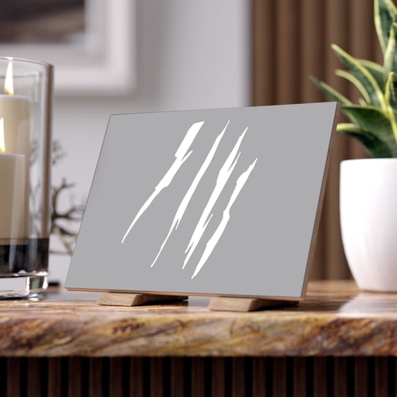 Effete Feline Claw Marks Scratch Ceramic Tile