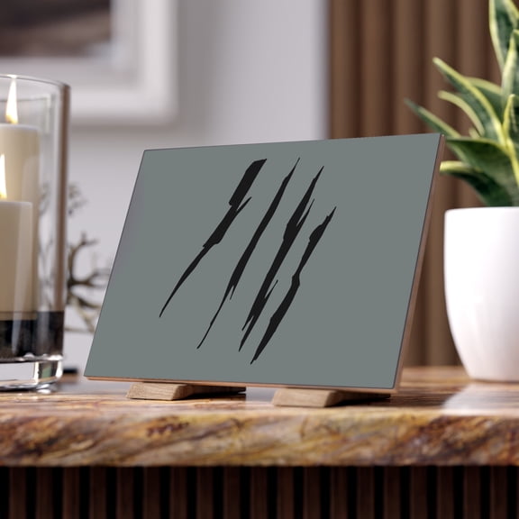 Effete Feline Claw Marks Scratch Ceramic Tile