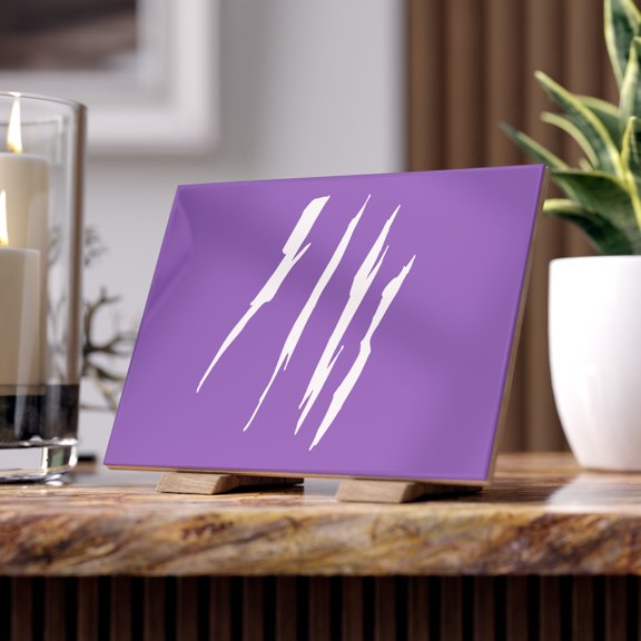 Effete Feline Claw Marks Scratch Ceramic Tile