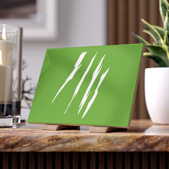 Effete Feline Claw Marks Scratch Ceramic Tile