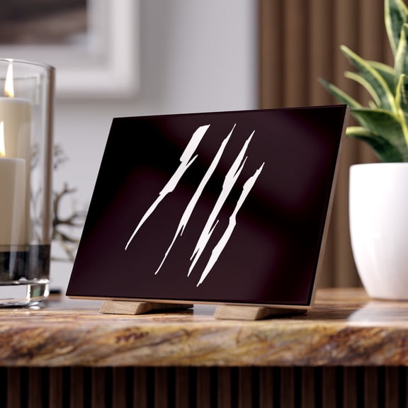 Effete Feline Claw Marks Scratch Ceramic Tile