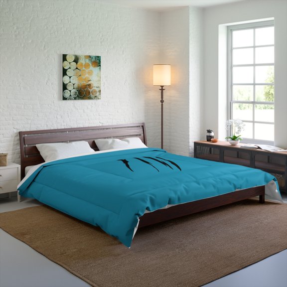 Effete Feline Claw Marks Scratch Comforter