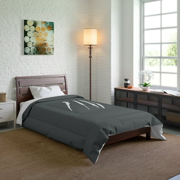 Effete Feline Claw Marks Scratch Comforter