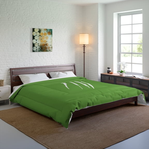 Effete Feline Claw Marks Scratch Comforter