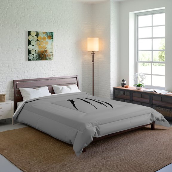 Effete Feline Claw Marks Scratch Comforter