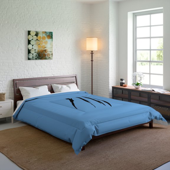 Effete Feline Claw Marks Scratch Comforter