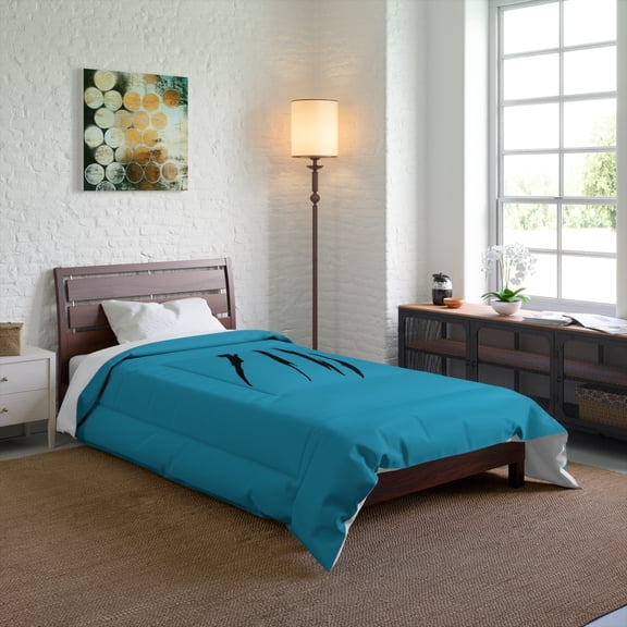 Effete Feline Claw Marks Scratch Comforter