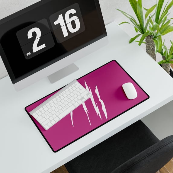 Effete Feline Claw Marks Scratch Desk Mats