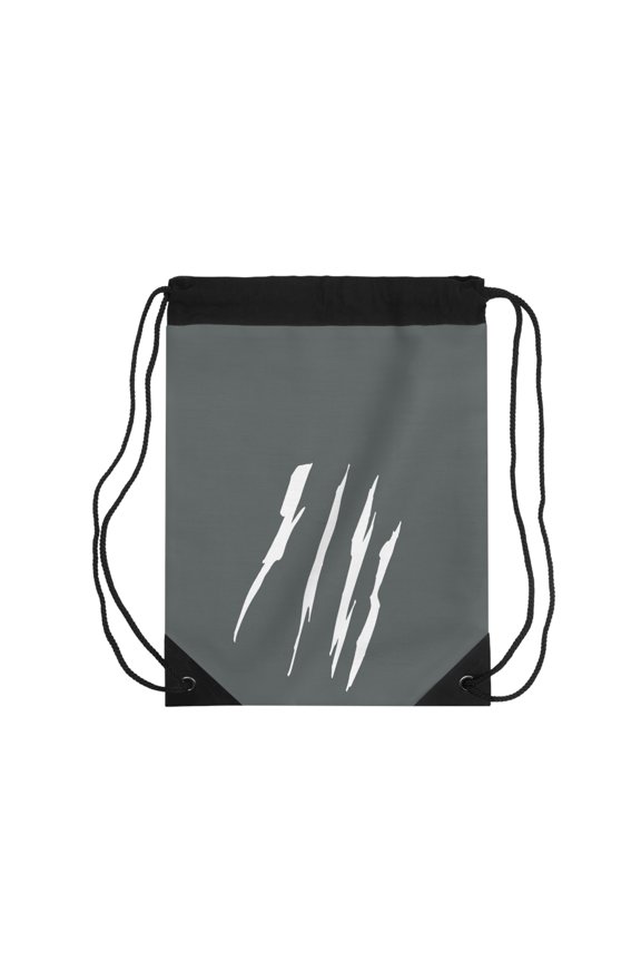 Effete Feline Claw Marks Scratch Drawstring Bag