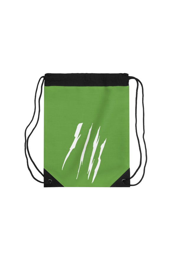 Effete Feline Claw Marks Scratch Drawstring Bag