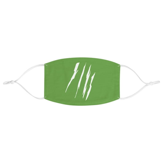 Effete Feline Claw Marks Scratch Fabric Face Mask
