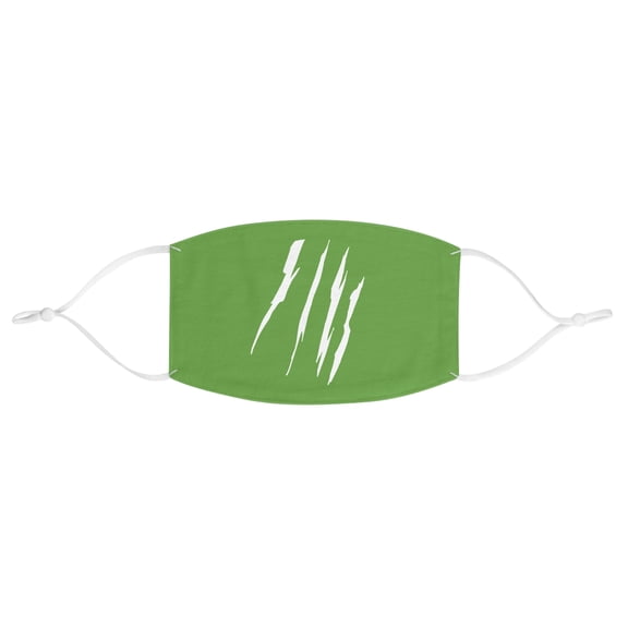 Effete Feline Claw Marks Scratch Fabric Face Mask