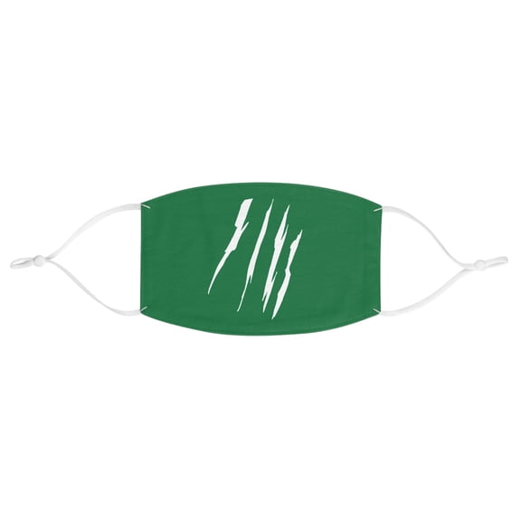 Effete Feline Claw Marks Scratch Fabric Face Mask