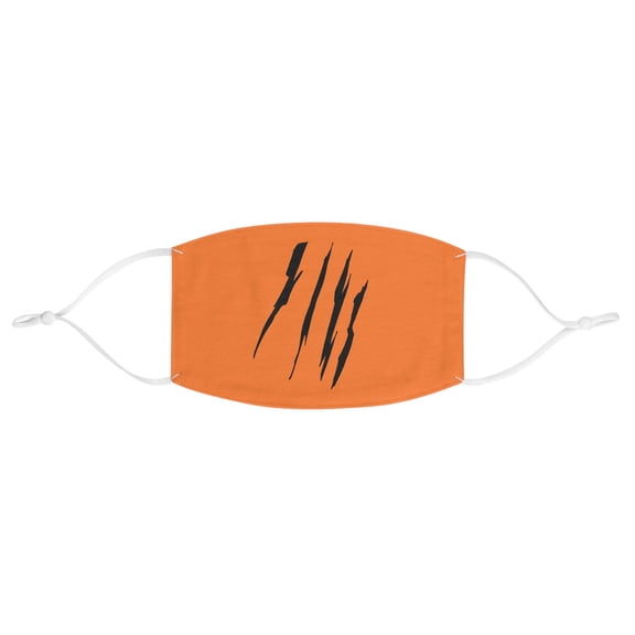 Effete Feline Claw Marks Scratch Fabric Face Mask