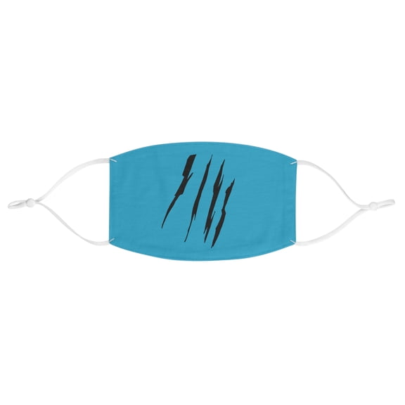Effete Feline Claw Marks Scratch Fabric Face Mask
