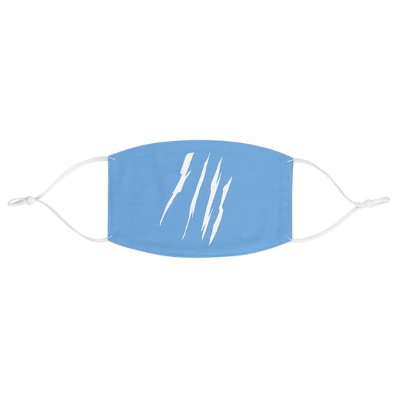 Effete Feline Claw Marks Scratch Fabric Face Mask