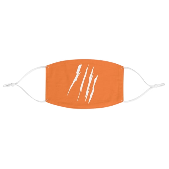 Effete Feline Claw Marks Scratch Fabric Face Mask