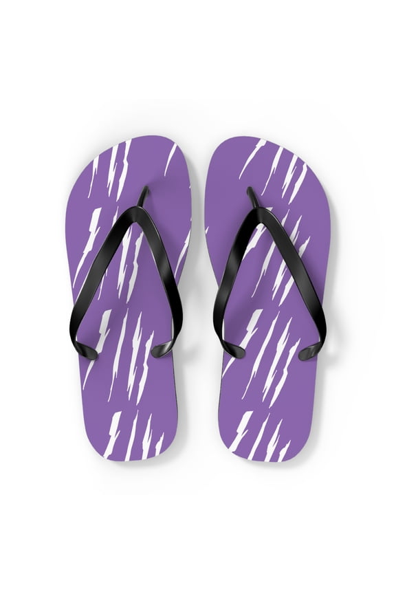 Effete Feline Claw Marks Scratch Flip Flops Sandals