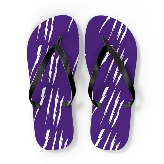 Effete Feline Claw Marks Scratch Flip Flops Sandals