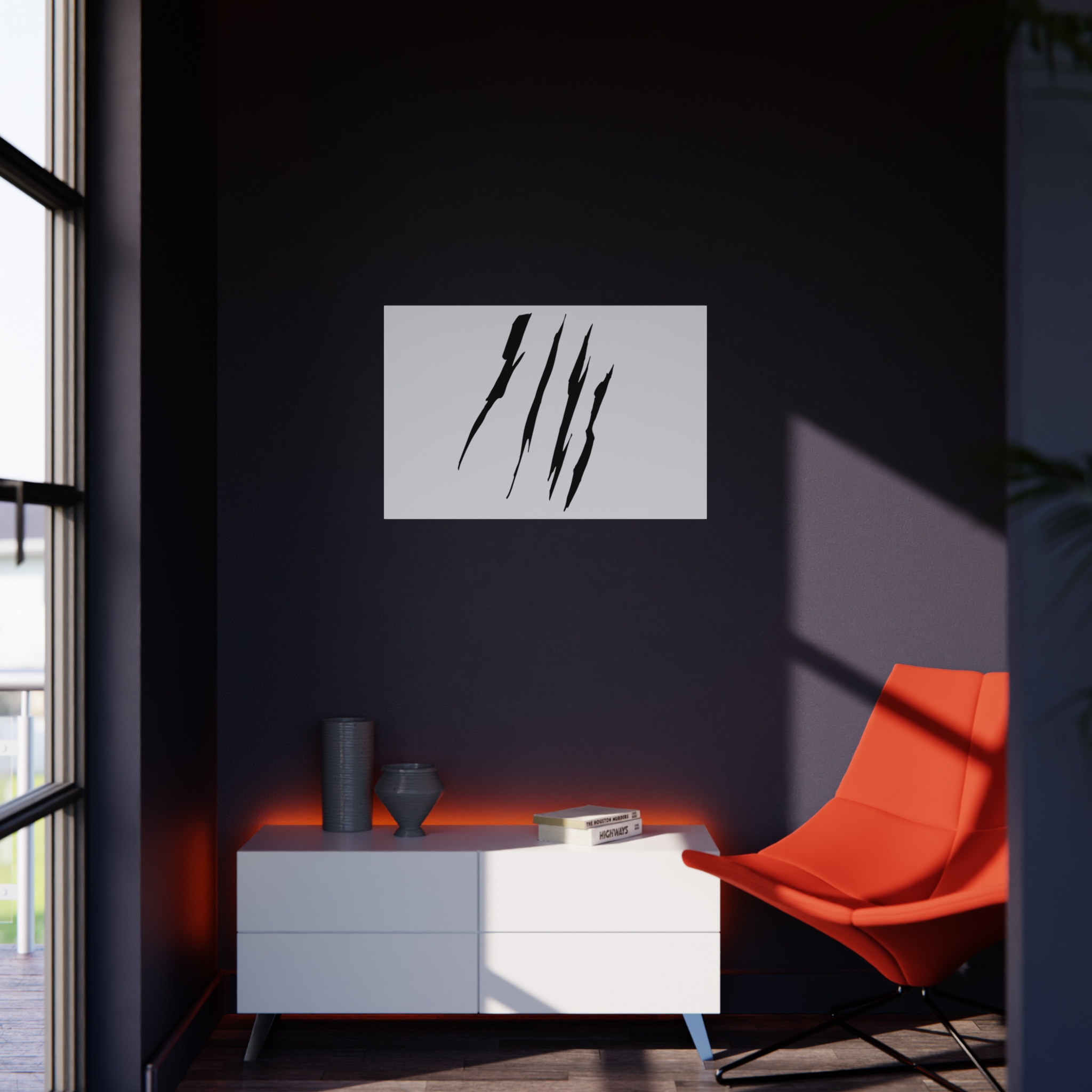 Effete Feline Claw Marks Scratch Foam Board