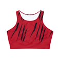 thumbnail image 1 of Effete Feline Claw Marks Scratch Fully Lined Padded Sports Bra (AOP), 1 of 4
