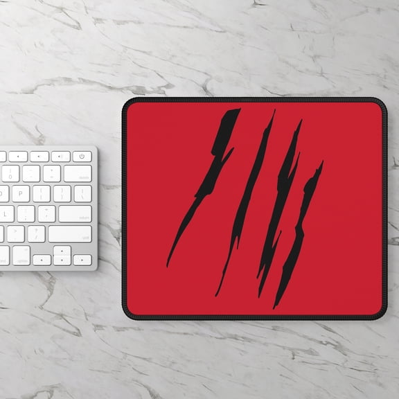 Effete Feline Claw Marks Scratch Gaming Mouse Pad