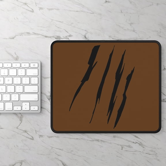 Effete Feline Claw Marks Scratch Gaming Mouse Pad