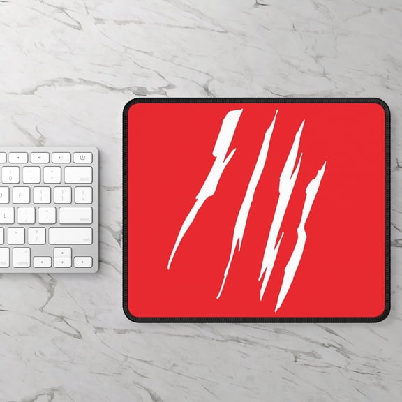 Effete Feline Claw Marks Scratch Gaming Mouse Pad