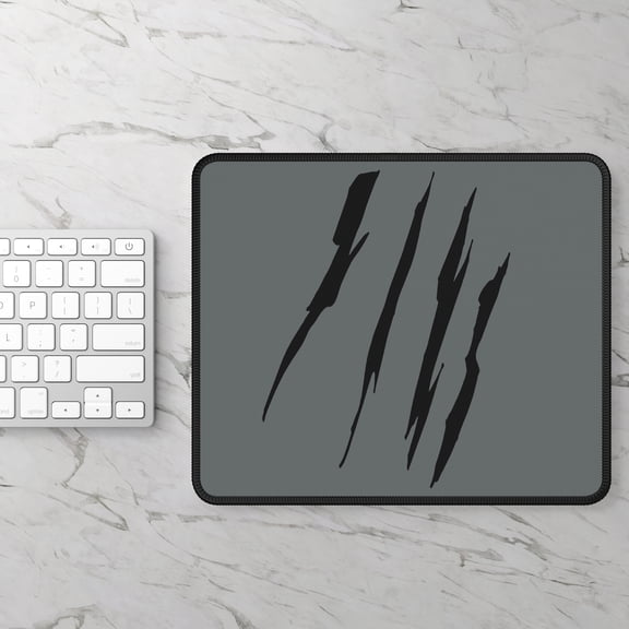 Effete Feline Claw Marks Scratch Gaming Mouse Pad