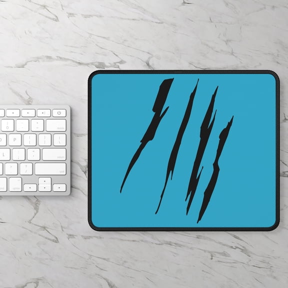 Effete Feline Claw Marks Scratch Gaming Mouse Pad