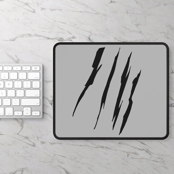 Effete Feline Claw Marks Scratch Gaming Mouse Pad