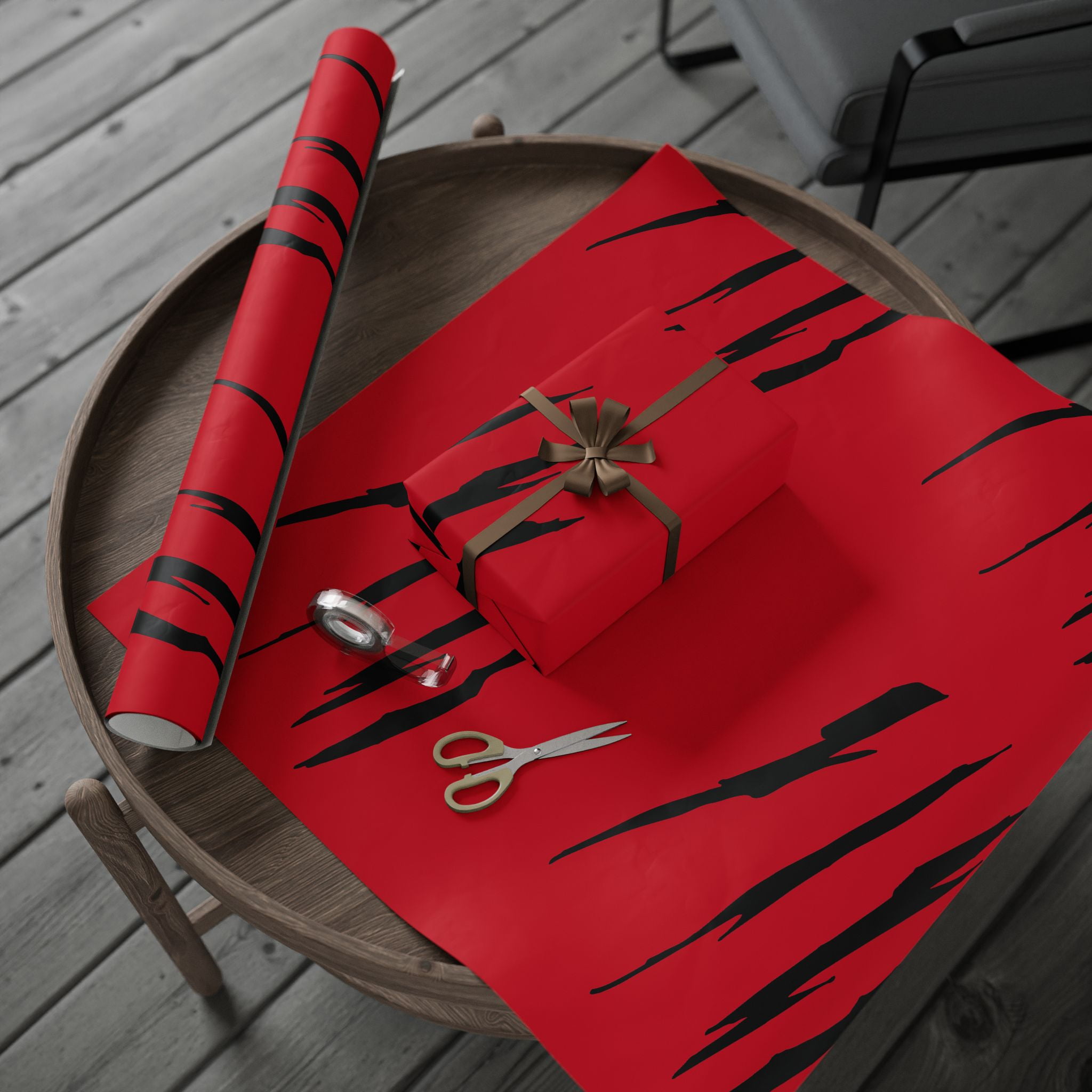 Effete Feline Claw Marks Scratch Gift Wrap Papers