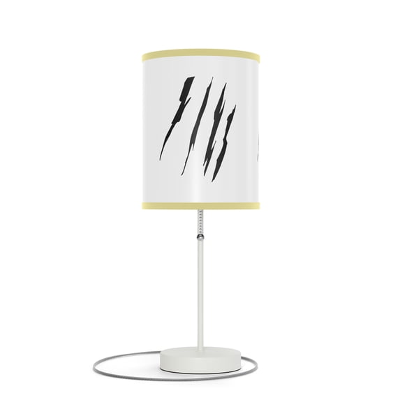 Effete Feline Claw Marks Scratch Lamp on a Stand, US-CA plug