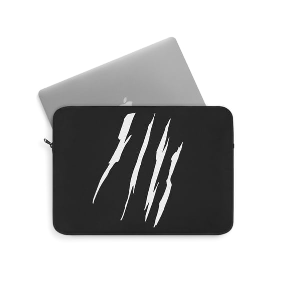 Effete Feline Claw Marks Scratch Laptop Sleeve