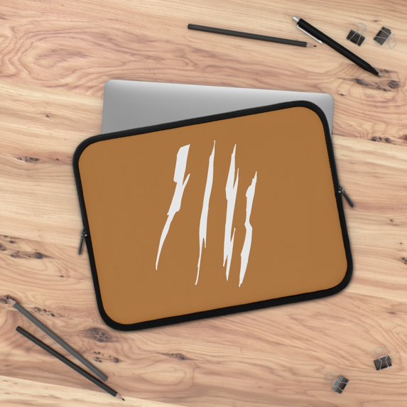 Effete Feline Claw Marks Scratch Laptop Sleeve
