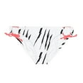 thumbnail image 1 of Effete Feline Claw Marks Scratch Loop Tie Side Bikini Bottom (AOP), 1 of 4