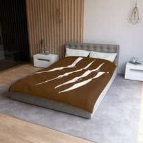 Effete Feline Claw Marks Scratch Microfiber Duvet Cover