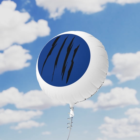 Effete Feline Claw Marks Scratch Mylar Helium Balloon