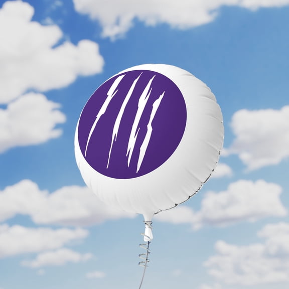 Effete Feline Claw Marks Scratch Mylar Helium Balloon