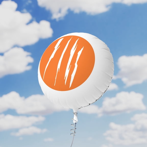 Effete Feline Claw Marks Scratch Mylar Helium Balloon