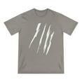 thumbnail image 1 of Effete Feline Claw Marks Scratch Organic Staple T-shirt, 1 of 4