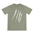 thumbnail image 1 of Effete Feline Claw Marks Scratch Organic Staple T-shirt, 1 of 4