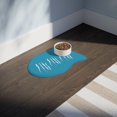 thumbnail image 1 of Effete Feline Claw Marks Scratch Pet Food Mat, 1 of 4