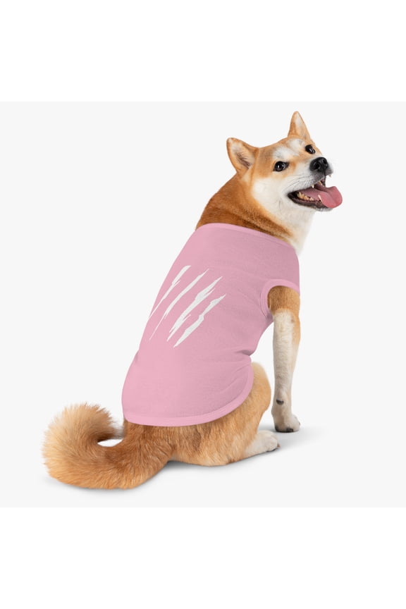Effete Feline Claw Marks Scratch Pet Tank Top